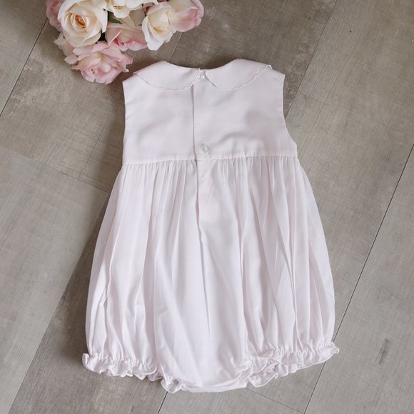 Feltman Brothers RARE Vintage Pink Romper Bubble size 3/6 Months NWT - Picture 3 of 7